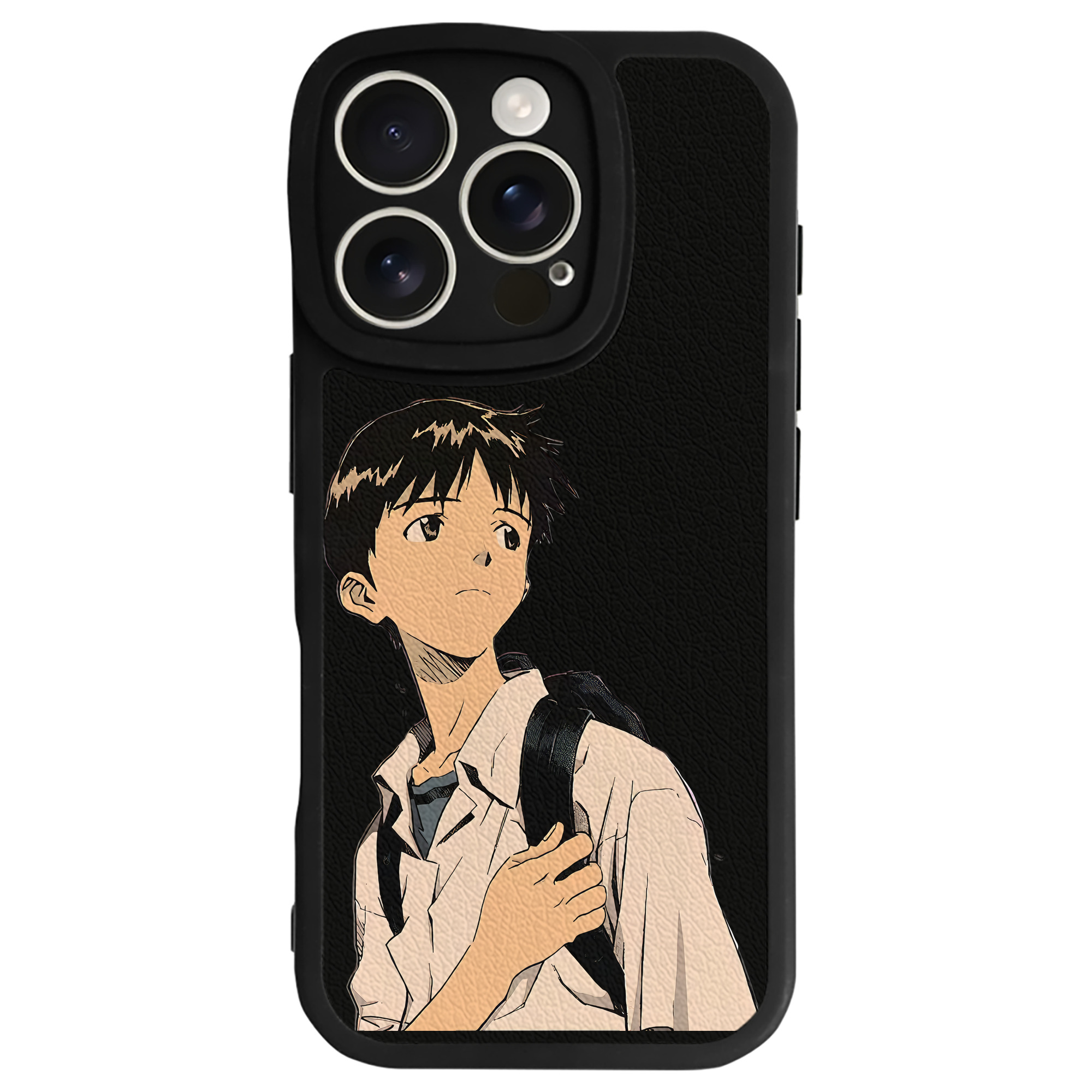 （画像用） EVA 新世紀エヴァンゲリオン 【iPhone 16シリーズ対応】シリコンスマホケース（レザー調） 材質：シリコン